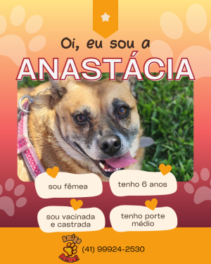 Anastácia: querida, carinhosa, mãezona
